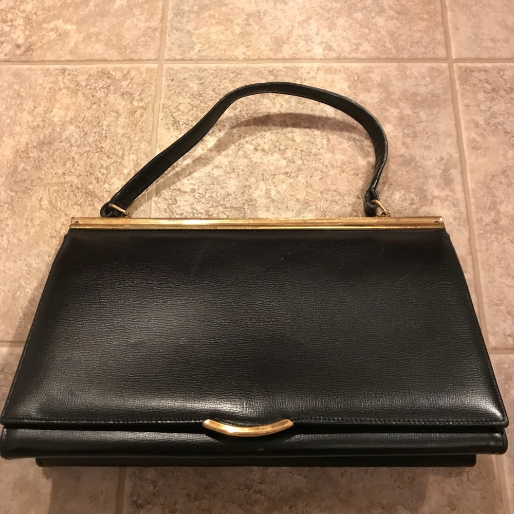 Vintage Block black purse